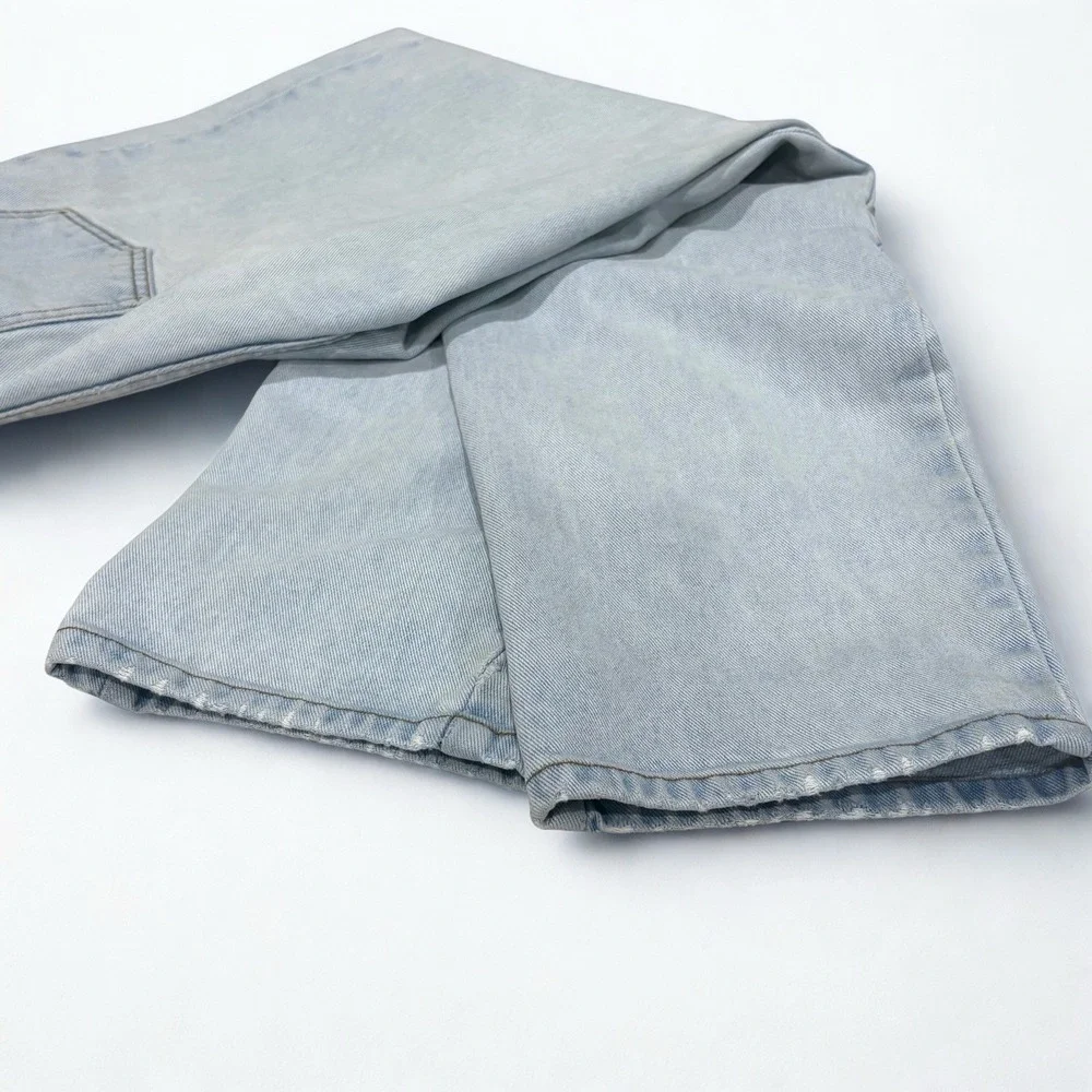 Bill Blass Vintage High Rise Mom Jeans Size 10 Easy Fit Straight Leg Light Wash - Picture 10 of 13